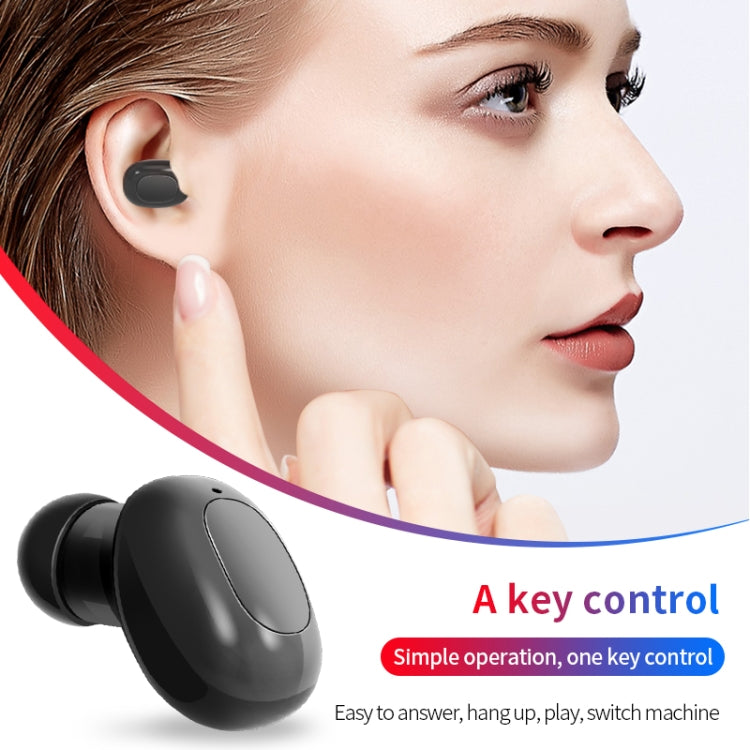 Écouteurs Bluetooth sans fil A10 TWS en forme de capsule spatiale avec boîtier de chargement magnétique et cordon, prise en charge des appels HD et couplage automatique Bluetooth, noir, noir et blanc, blanc, blanc et noir